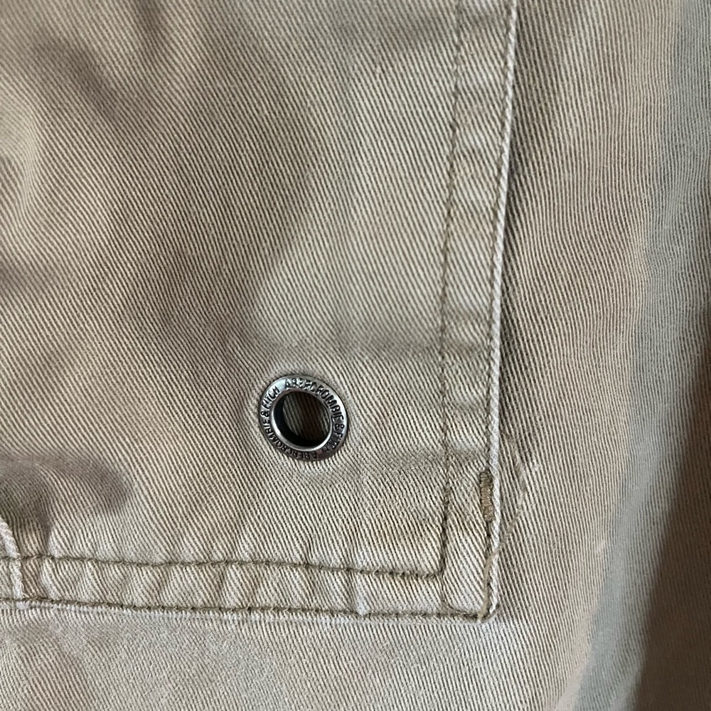 Vintage Y2K Abercrombie & Fitch Low Rise Cargo Paratrooper Parachute Pants Sz L - Picture 5 of 7